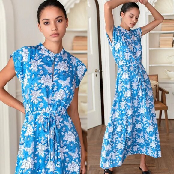 Emerson Fry Dresses & Skirts - Emerson Fry India Collection Frances 3 Frill Dress - Peace Sky Blue